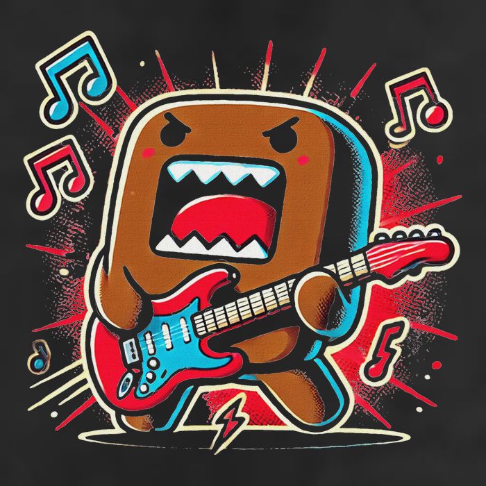 Domo Kun Guitar Xmas Adult Drive Performance Visor