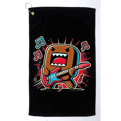 Domo Kun Guitar Xmas Golf Towel