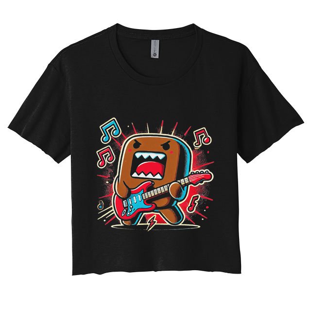 Domo Kun Guitar Xmas Crop Top