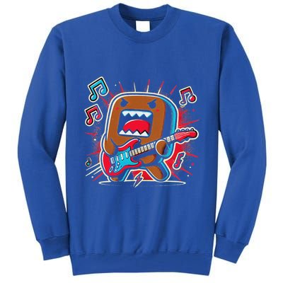 Domo Kun Guitar Xmas Tall Sweatshirt