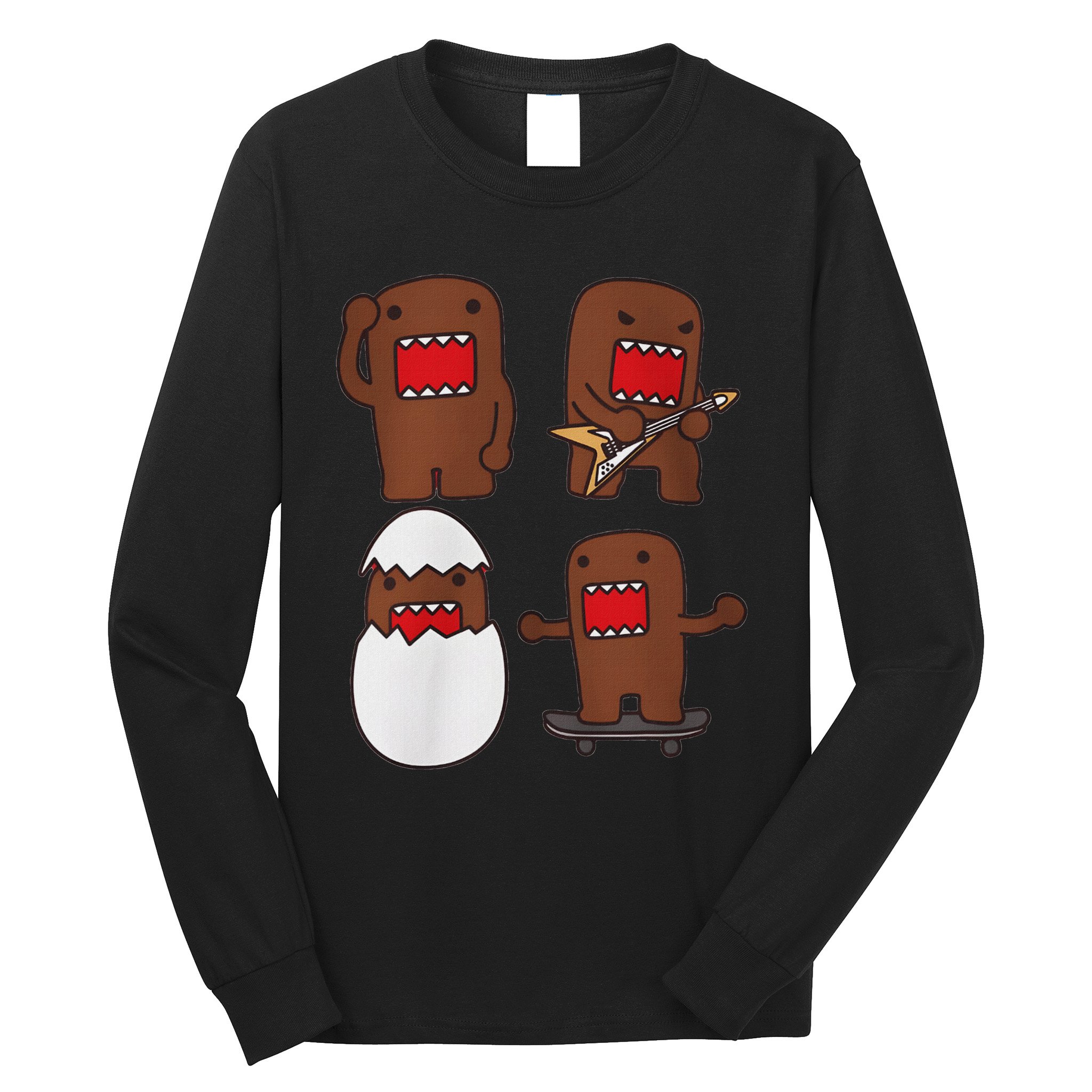 Domo Kun Guitar Long Sleeve Shirt