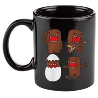 Domo Kun Guitar 11oz C Handle Ceramic Mug
