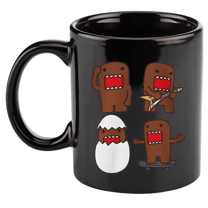 Domo Kun Guitar 11oz C Handle Ceramic Mug