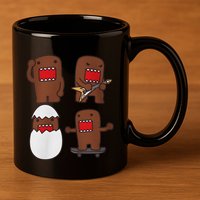 Domo Kun Guitar 11oz C Handle Ceramic Mug