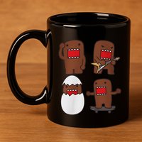 Domo Kun Guitar 11oz C Handle Ceramic Mug