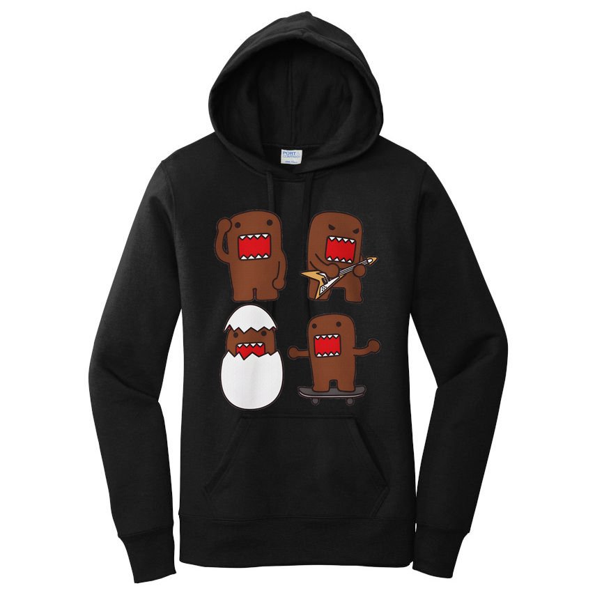 Domo Kun Guitar Women's Pullover Hoodie