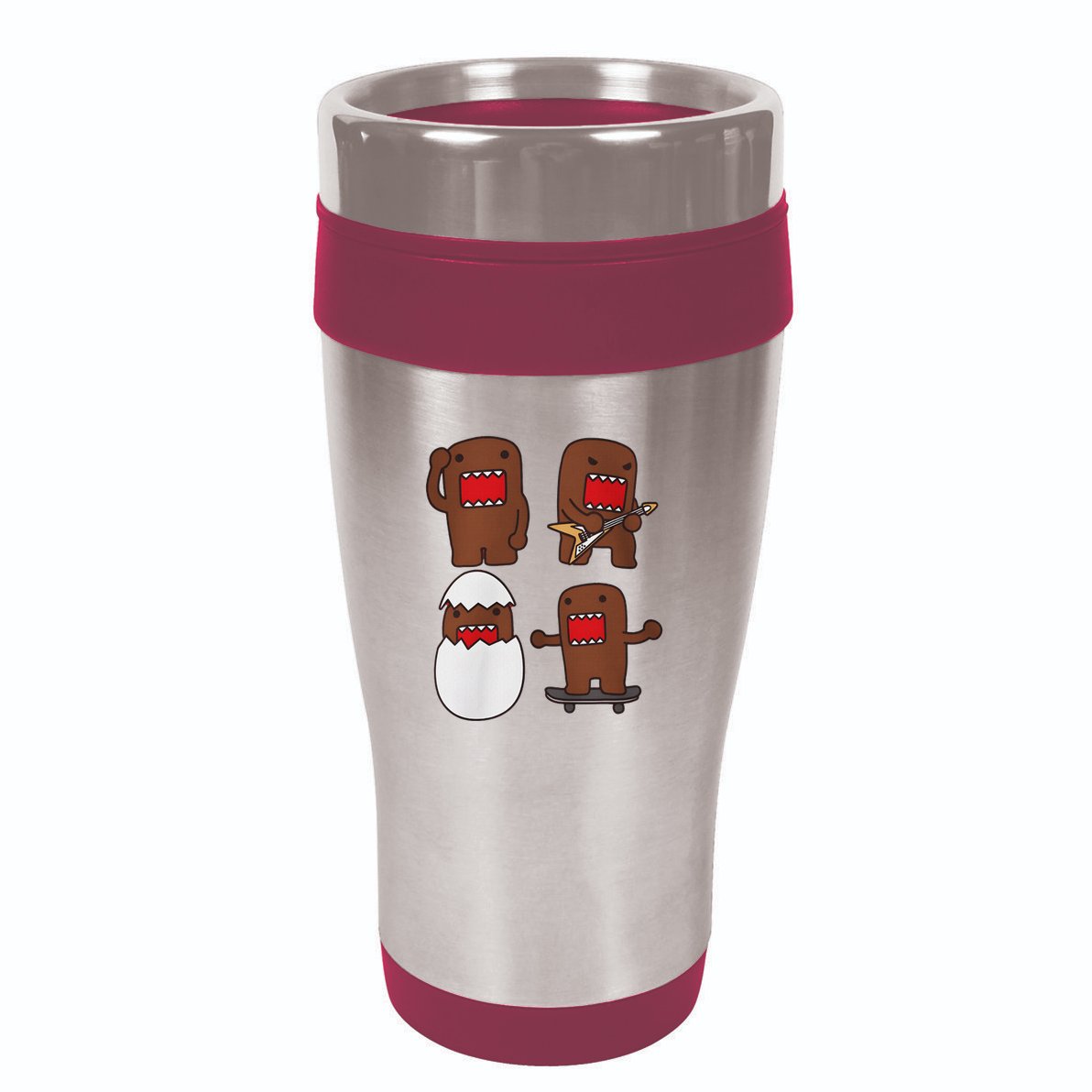 Domo Kun Guitar 16oz Travel Tumbler