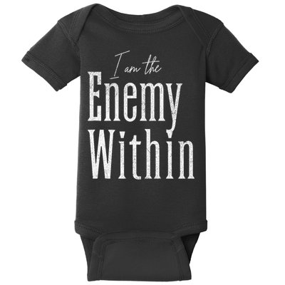Democrat Kamala Harris Enemy Within Antitrump Left Wing Baby Bodysuit