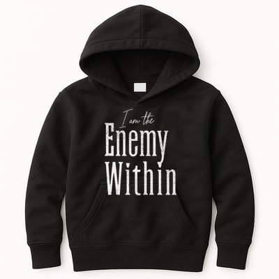 Democrat Kamala Harris Enemy Within Antitrump Left Wing Kids Hoodie