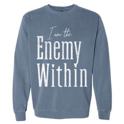 Democrat Kamala Harris Enemy Within Antitrump Left Wing Garment-Dyed Sweatshirt