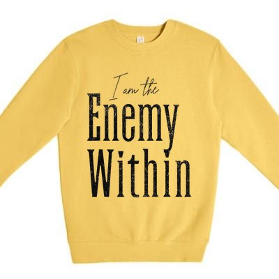 Democrat Kamala Harris Enemy Within Anti Trump Left Wing Premium Crewneck Sweatshirt