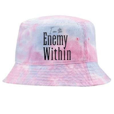 Democrat Kamala Harris Enemy Within Anti Trump Left Wing Tie-Dyed Bucket Hat