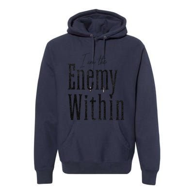 Democrat Kamala Harris Enemy Within Anti Trump Left Wing Premium Hoodie