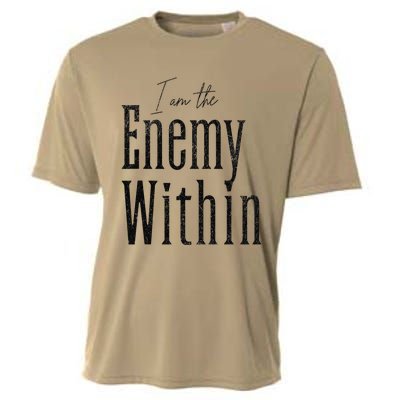 Democrat Kamala Harris Enemy Within Anti Trump Left Wing Cooling Performance Crew T-Shirt