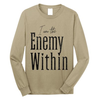 Democrat Kamala Harris Enemy Within Anti Trump Left Wing Long Sleeve Shirt