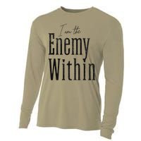 Democrat Kamala Harris Enemy Within Anti Trump Left Wing Cooling Performance Long Sleeve Crew