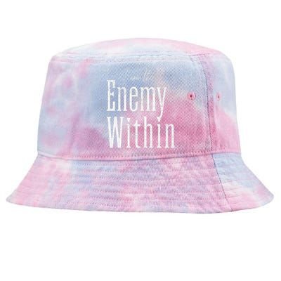 Democrat Kamala Harris Enemy Within Anti Trump Left Wing Tie-Dyed Bucket Hat