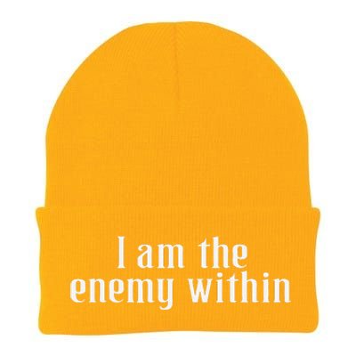 Democrat Kamala Harris Enemy Within Antitrump Left Wing Knit Cap Winter Beanie