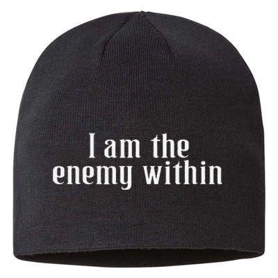 Democrat Kamala Harris Enemy Within Antitrump Left Wing Sustainable Beanie