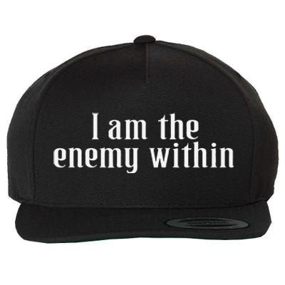 Democrat Kamala Harris Enemy Within Antitrump Left Wing Wool Snapback Cap