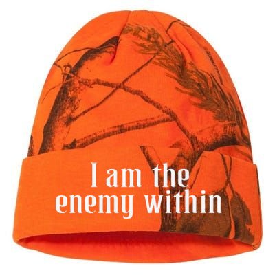 Democrat Kamala Harris Enemy Within Antitrump Left Wing Kati Licensed 12" Camo Beanie