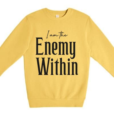 Democrat Kamala Harris Enemy Within Antitrump Left Wing Premium Crewneck Sweatshirt