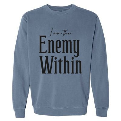 Democrat Kamala Harris Enemy Within Antitrump Left Wing Garment-Dyed Sweatshirt