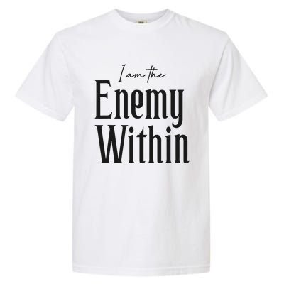 Democrat Kamala Harris Enemy Within Antitrump Left Wing Garment-Dyed Heavyweight T-Shirt