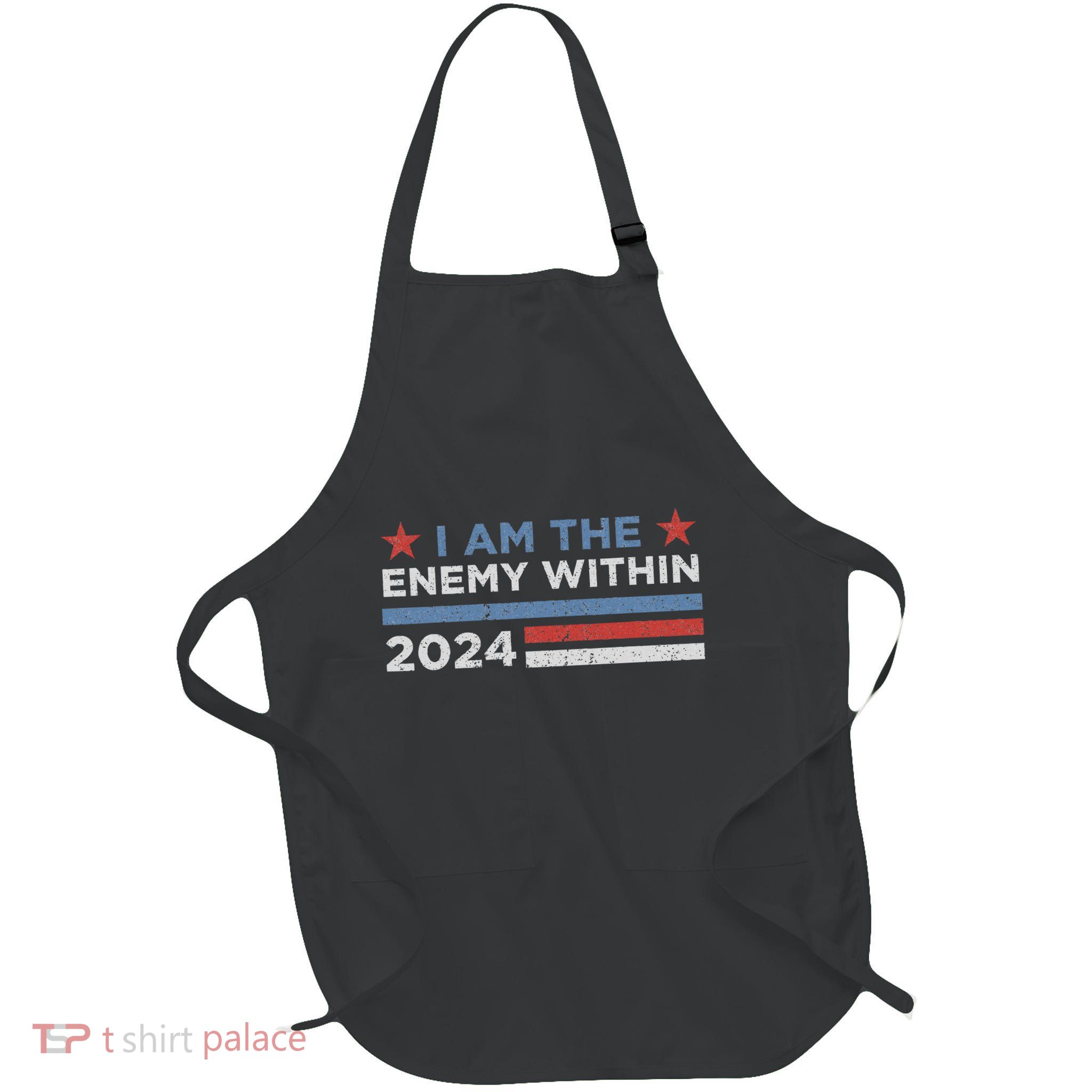 Democrat Kamala Harris Enemy Within Full-Length Apron With Pockets