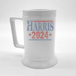 Distressed Kamala Harris 2024 Beer Stein