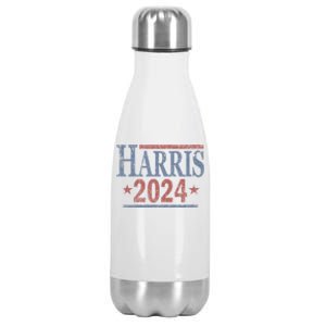 Distressed Kamala Harris 2024 Stainless Steel Insulated Water Bottle