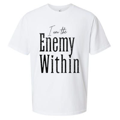 Democrat Kamala Harris Enemy Within Anti Trump Left Wing Sueded Cloud Jersey T-Shirt