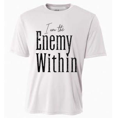 Democrat Kamala Harris Enemy Within Anti Trump Left Wing Cooling Performance Crew T-Shirt