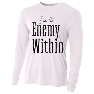 Democrat Kamala Harris Enemy Within Anti Trump Left Wing Cooling Performance Long Sleeve Crew