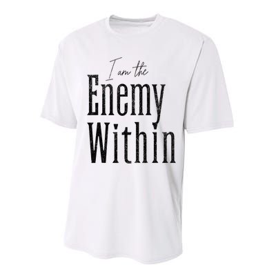 Democrat Kamala Harris Enemy Within Anti Trump Left Wing Performance Sprint T-Shirt