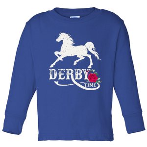 Derby Kentucky Horse Derby Dress Toddler Long Sleeve Shirt