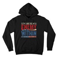 Democrat Kamala Harris Enemy Within Antitrump Left Wing Hoodie