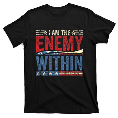 Democrat Kamala Harris Enemy Within Antitrump Left Wing T-Shirt