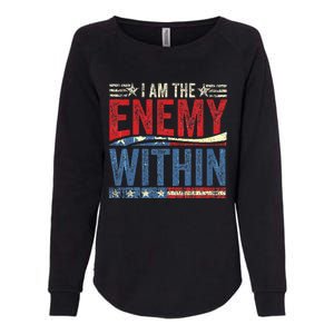 Democrat Kamala Harris Enemy Within Antitrump Left Wing Womens California Wash Sweatshirt