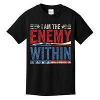 Democrat Kamala Harris Enemy Within Antitrump Left Wing Kids T-Shirt