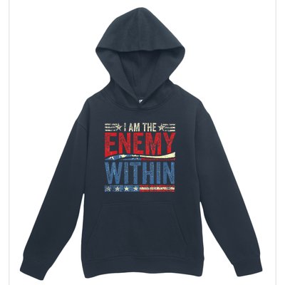 Democrat Kamala Harris Enemy Within Antitrump Left Wing Urban Pullover Hoodie