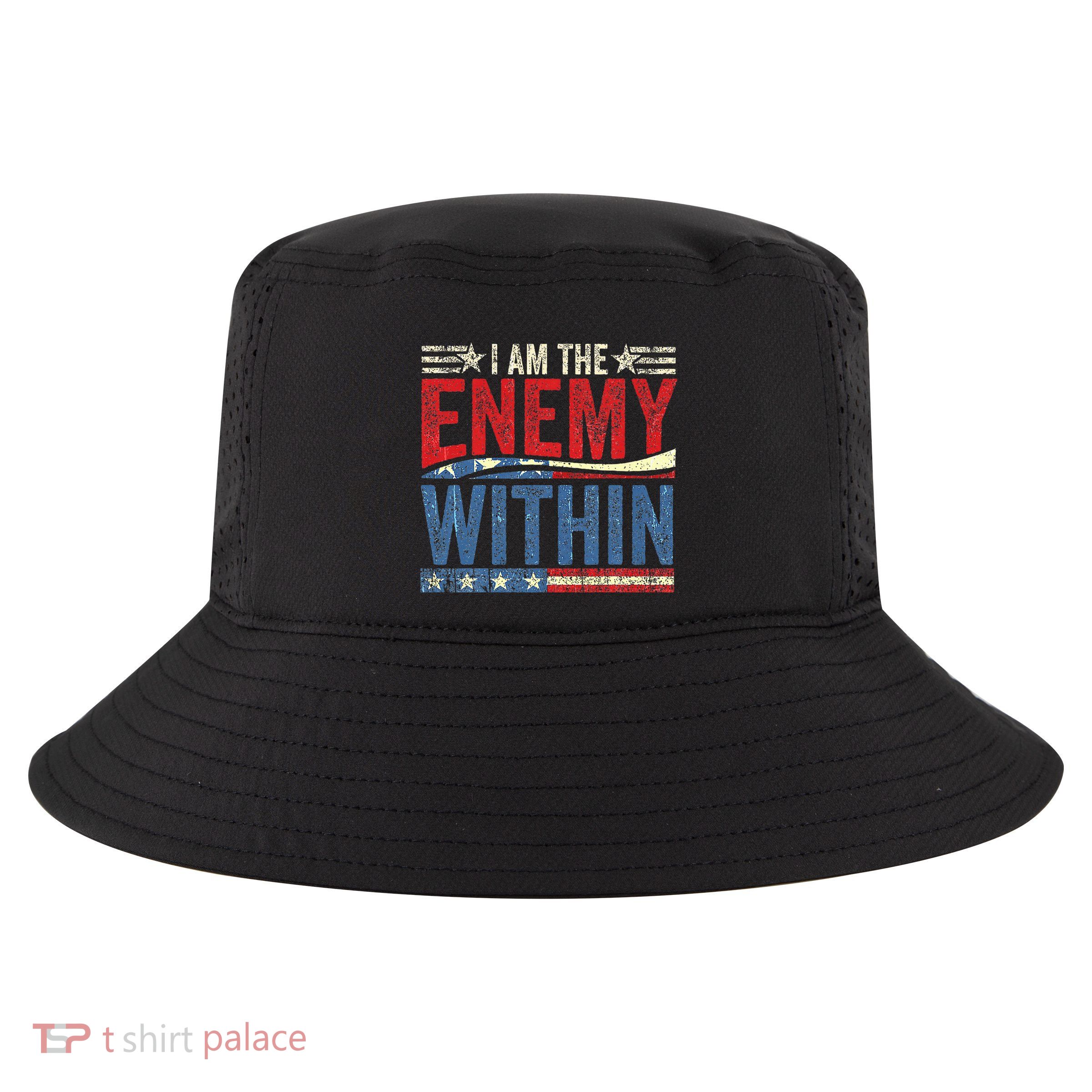 Democrat Kamala Harris Enemy Within Antitrump Left Wing Cool Comfort Performance Bucket Hat