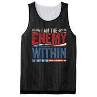 Democrat Kamala Harris Enemy Within Antitrump Left Wing Mesh Reversible Basketball Jersey Tank