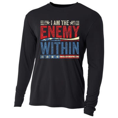 Democrat Kamala Harris Enemy Within Antitrump Left Wing Cooling Performance Long Sleeve Crew