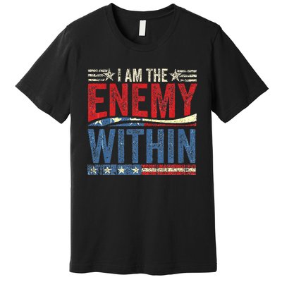 Democrat Kamala Harris Enemy Within Antitrump Left Wing Premium T-Shirt