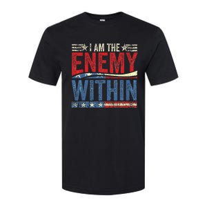 Democrat Kamala Harris Enemy Within Antitrump Left Wing Softstyle® CVC T-Shirt