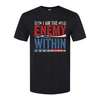 Democrat Kamala Harris Enemy Within Antitrump Left Wing Softstyle® CVC T-Shirt