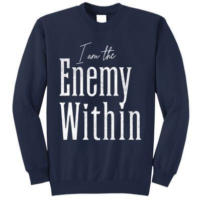 Democrat Kamala Harris Enemy Within Antitrump Left Wing Tall Sweatshirt