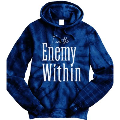 Democrat Kamala Harris Enemy Within Antitrump Left Wing Tie Dye Hoodie