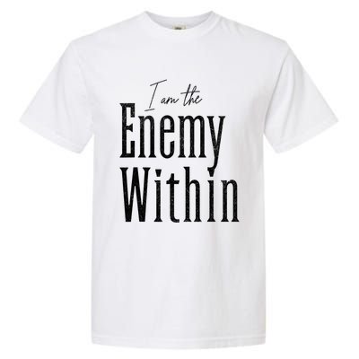 Democrat Kamala Harris Enemy Within Antitrump Left Wing Garment-Dyed Heavyweight T-Shirt